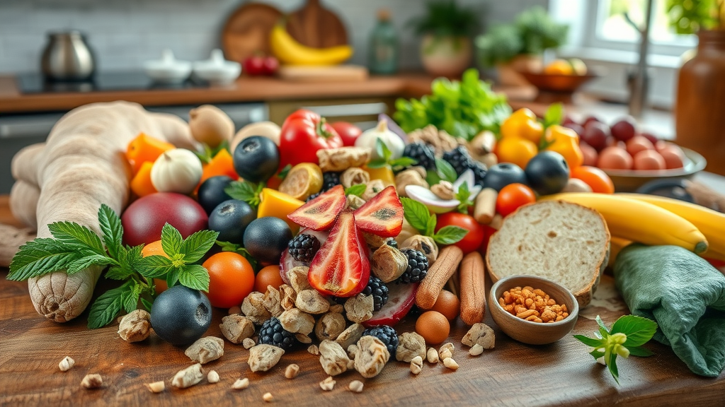 essential trace elements food sources for mature men vibrant display on rustic wooden table